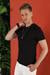 Slim Fit Bisiklet Yaka Düz Pamuklu Siyah Tişört Ts 823
