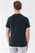 Slim Fit Bisiklet Yaka Pamuklu Siyah Tişört Ts 880