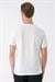Slim Fit Bisiklet Yaka Sıva Dokuma Pamuklu Ekru Tişört Ts 882