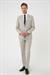 Slim Fit Çift Yırtmaç Dokulu Esnek Klasik Bej Takım Elbise Tk 915