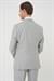 Slim Fit Çift Yırtmaç Dokulu Esnek Klasik Gri Takım Elbise Tk 915