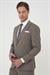 Slim Fit Çift Yırtmaç Dokulu Esnek Klasik Vizon Takım Elbise Tk 915