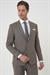 Slim Fit Çift Yırtmaç Dokulu Esnek Klasik Vizon Takım Elbise Tk 915