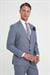 Slim Fit Çift Yırtmaç Esnek Yelekli Klasik Havacı Mavi Takım Elbise Tk 916
