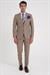 Slim Fit Çift Yırtmaç Esnek Yün Vizon Takım Elbise Tk 918