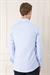 Slim Fit Dokulu %100 Pamuk Klasik Mavi Gömlek Gk 725