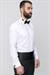 Slim Fit Duble Manşet Ata Yaka Ekru Damatlık Smokin Gömlek Gk 148