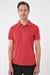 Slim Fit Düğmeli Polo Yaka Pamuklu Mercan Tişört Ts 879