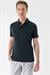 Slim Fit Düğmeli Polo Yaka Pamuklu Siyah Tişört Ts 879