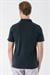 Slim Fit Düğmeli Polo Yaka Pamuklu Siyah Tişört Ts 879