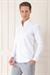 Slim Fit Düğmeli Yaka Pamuklu Klasik Beyaz Gömlek Gk 715