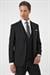 Slim Fit Düz Esnek Yelekli Klasik Siyah Takım Elbise Tk 894