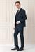 Slim Fit Düz Yelekli Klasik Lacivert Takım Elbise Tk 891