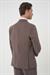 Slim Fit Esnek Çift Yırtmaç Yelekli Düz Klasik Vizon Takım Elbise  Tk 901