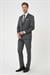 Slim Fit Esnek Yelekli Klasik Füme Takım Elbise Tk 897