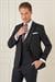 Slim Fit Esnek Yelekli Klasik Siyah Takım Elbise Tk 897