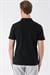 Slim Fit Fermuarlı Polo Yaka %100 Pamuk Siyah Tişört Ts 877