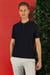 Slim Fit Fermuarlı Polo Yaka Kısa Kol Lacivert Triko Tr 865