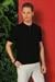 Slim Fit Fermuarlı Polo Yaka Kısa Kol Siyah Triko Tr 865