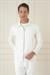 Slim Fit Fermuarlı Yan Cep Mevsimlik Casual Ekru Mont Mt 174