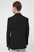 Slim Fit Mono Yaka Torba Cep Çift Yırtmaçlı Casual Siyah Ceket C 711
