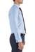 Slim Fit Pamuk Saten Duble Manşetli Klasik Mavi Gömlek  Gk 235