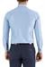 Slim Fit Pamuk Saten Duble Manşetli Klasik Mavi Gömlek  Gk 235