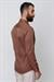Slim Fit Pamuk Saten Klasik Açık Kahve Gömlek  Gk 604