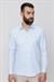 Slim Fit Pamuk Saten Klasik Açık Mavi Gömlek  Gk 604