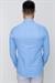 Slim Fit Pamuk Saten Klasik Koyu Mavi Gömlek  Gk 624