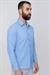 Slim Fit Pamuk Saten Klasik Koyu Mavi Gömlek  Gk 624