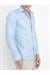 Slim Fit Pamuk Saten Uzun Kol Klasik Açık Mavi Gömlek  Gk 157