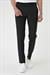 Slim Fit Pilesiz Yün Klasik Siyah Kumaş Pantolon  P 1191