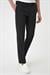 Slim Fit Pilesiz Yün Klasik Siyah Kumaş Pantolon  P 1191