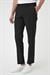 Slim Fit Pilesiz Yün Klasik Siyah Kumaş Pantolon  P 1191