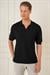 Slim Fit Polo Yaka Kısa Kol %100 Pamuk Siyah Triko Tr 868