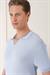Slim Fit Polo Yaka Kısa Kol %100 Pamuk Mavi Triko Tr 868
