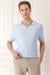 Slim Fit Polo Yaka Kısa Kol %100 Pamuk Mavi Triko Tr 868
