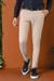 Slim Fit Yan Cep Esnek Pamuk Casuel Bej Pantolon P 1147
