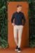 Slim Fit Yan Cep Esnek Pamuk Casuel Bej Pantolon P 1147