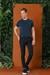 Slim Fit Yan Cep Esnek Pamuk Casuel Lacivert Pantolon P 1147