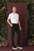 Slim Fit Yan Cepli Dokulu Esnek Casuel Koyu Yeşil Pantolon P 1139
