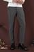 Slim Fit Yan Cepli Dokulu Esnek Casuel Antrasit Pantolon P 1139
