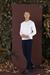 Slim Fit Yan Cepli Dokulu Esnek Casuel Lacivert Pantolon P 1139