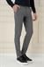 Slim Fit Yan Cepli Düz Esnek Casuel Füme Pantolon P 1144
