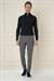 Slim Fit Yan Cepli Düz Esnek Casuel Füme Pantolon P 1144