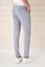 Slim Fit Yan Cepli Düz Esnek Casuel Gri Mavi Pantolon P 1144