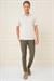 Slim Fit Yan Cepli Düz Esnek Casuel Haki Pantolon P 1144