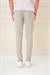 Slim Fit Yan Cepli Düz Esnek Casuel Koyu Bej Pantolon P 1144