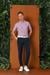 Slim Fit Yan Cepli Düz Esnek Casuel Lacivert Pantolon P 1144